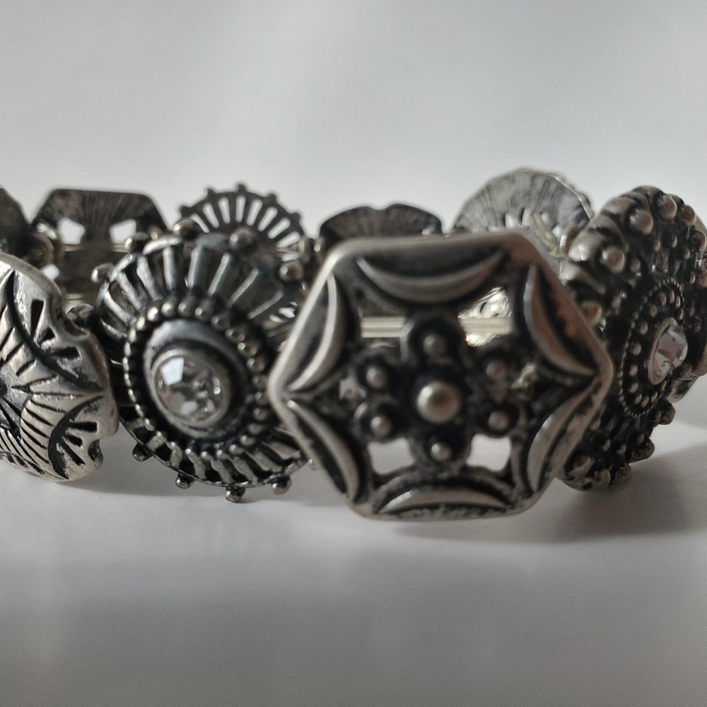 Silver Tone Bangle - Picture 2 of 4